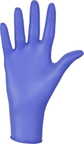 Перчатки синие Nitrylex basic нитриловые неопудренные М - изображение 2