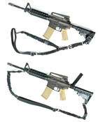 Ремінь збройовий тактичний одноточковий / двохточковий універсальний із дод. кріпленням на приклад (одноточка, двоточка) - зображення 1