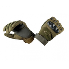 Чоловічі рукавиці тактичні Oakley військові, олива (6986, EL - M) - зображення 3