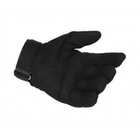 Мужские перчатки тактические Oakley военные, черные (6986, EL- M) - изображение 4