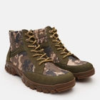 Чоловічі тактичні черевики Prime Shoes 526 Green Nubuck 03-526-70800 45 (30 см) Хакі пиксель (PS_2000000187181) - зображення 3