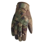Перчатки тактические военные-армейские сенсорные PROTECTOR с защитой костяшек кулака дышащие, боевые L Multicam BM39770-1 - изображение 2