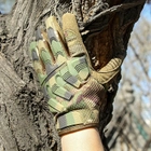 Перчатки тактические военные-армейские сенсорные PROTECTOR с защитой костяшек кулака дышащие, боевые L Multicam BM39770-1 - изображение 3