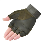 Тактические перчатки беспалые Oakley (велорукавицы, моторукавицы) Олива XL - изображение 2