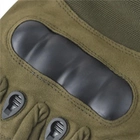 Тактичні рукавиці безпалі Oakley (велорукавиці, моторукавиці) Олива XL - зображення 5