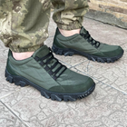 Кросівки чоловічі тактичні літні сітка ЗСУ (ЗСУ) 6995 44 р 28,5 см зелені - зображення 10