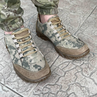 Кросівки чоловічі тактичні літні сітка Піксель ЗСУ 6846 41 р 26,5 см зелені - зображення 6