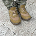 Кроссовки мужские тактические летние сетка ВСУ (ЗСУ) 7103 42 р 27 см коричневые - изображение 5