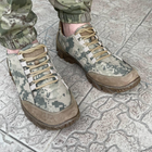 Кросівки чоловічі тактичні літні сітка Піксель ЗСУ 6845 40 р 26 см зелені - зображення 6