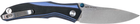 Карманный нож Real Steel E802 horus black/blue-7432 (E802-horusbl/blue-7432) - зображення 2