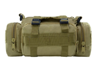 Рюкзак тактичний армійський зелений хакі 56 літрів + сумочки - зображення 7