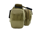 Рюкзак тактичний армійський зелений хакі 56 літрів + сумочки - зображення 10