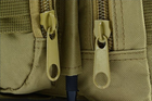 Рюкзак тактичний армійський зелений хакі 56 літрів + сумочки - зображення 11