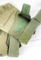 Перчатки армейские Combat Green беспалые военные XL - изображение 3