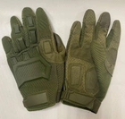Тактические перчатки военно-армейские XL Green - изображение 1