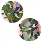 Военная маскировочная сетка камуфляж 1,5х4 м JUNGLE MESH - изображение 4