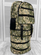 Тактичний військовий рюкзак трансформатор Камуфляж 70л - зображення 1