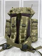 Тактический армейский рюкзак 70 литров standard pixel камуфляж Лес тип "Пиксель" - изображение 3