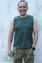 Тактична майка, футболка чоловіча олива розмір 58 (BEZ-2209) - зображення 1
