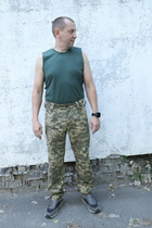 Тактична майка, футболка чоловіча олива розмір 54 (BEZ-2209) - зображення 5