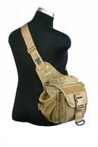 Тактична плечова сумка Shark Gear Fatboy Bag 70006011, 900D Digital Desert (копія АОР1) - зображення 4