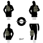 Тактическая сумка-рюкзак Brandit-Wea US Cooper Sling Medium (8036-1-OS) Olive (4051773082454) - изображение 6