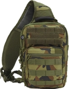 Тактическая сумка-рюкзак Brandit-Wea US Cooper Sling Medium (8036-10-OS) Woodland (4051773082461) - изображение 1