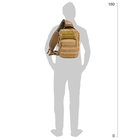 Тактична сумка-рюкзак Brandit-Wea US Cooper Sling Medium (8036-70-OS) Camel (4051773082508) - зображення 8