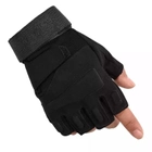 Беспалые тактические перчатки Тактические перчатки без пальцев Размер XL Черный - изображение 1