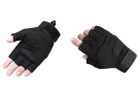 Беспалые тактические перчатки Тактические перчатки без пальцев Размер XL Черный - изображение 3