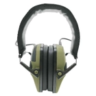 Тактичні Активні навушники для стрільби Perfect Impact Green + Беруші (12592b) - зображення 8