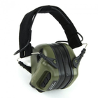 Навушники для стрільби Тактичні Мікрофон Кріплення на шолом Активні Олива EARMOR M32 Зелений - изображение 8