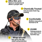 Тактические защитные очки Xaegistac с 3 линзами (Khaki Frame) - изображение 7