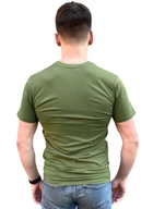 Футболка Олива ЗСУ літня військова футболка чоловіча все тактична футболка військовослужбовців НАБІР 2 ШТ. Розмір XL (52) - зображення 2