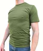 Футболка Олива ЗСУ літня військова футболка чоловіча все тактична футболка військовослужбовців НАБІР 2 ШТ. Розмір М (48) - зображення 3