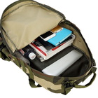 Рюкзак тактический камуфляжный армейский зеленый 56 литров з сумочками - зображення 12