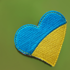 Шеврон 2 шт, нашивка на липучці Прапор України Серце, вишитий патч 6х6,5 см Stoffelly - зображення 4