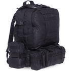 Рюкзак тактический рейдовый с подсумками Zelart 7100 50 литров Black - изображение 1