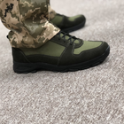 Тактические летние кроссовки ЗСУ олива, военная обувь размер 39 - изображение 10