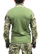 Камуфляжный костюм ЗСУ пиксель : рубашка убакс Ubacs и штаны Комбат Combat размер 52 рост 173-179 - изображение 2