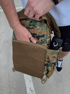 Рюкзак тактический военный Molle 25л пиксель - изображение 3