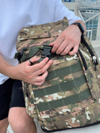 Рюкзак военный 55л с расширителем камуфляж - изображение 5