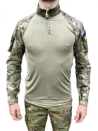 Тактична бойова сорочка Убакс мультикам камуфляж Ubacs армійська сорочка для військових розмір XL - зображення 2