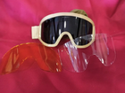 Тактические защитные очки. 3 разные сменные линзы,Турция, тактическая маска противоосколочная, противотуманная ATTACK - изображение 3