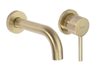 Смеситель для умывальника Rea Lungo скрытого монтажа brushed gold REA-B8652