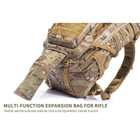 Рюкзак тактичний військовий з кишенею для автомата YAKEDA 55L Multicam KYF048 - зображення 8
