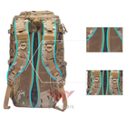 Рюкзак тактичний військовий з кишенею для автомата YAKEDA 55L Multicam KYF048 - зображення 11
