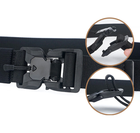 Ремінь тактичний Assault Belt AB-M16 з магнітною пряжкою 125 см Black - зображення 3