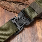 Ремень тактический Assault Belt AB-M16 с магнитной пряжкой 125 см Green - изображение 7