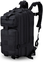 Рюкзак тактический MHZ A02 25 л, черный - изображение 1